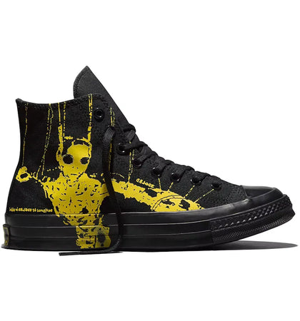 Converse Chuck 70 Hi EDGLRD Black Yellow - authentic Converse sneakers