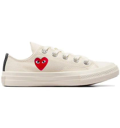 Converse Chuck Taylor All Star 70 Ox Comme des Garcons PLAY Single Heart Milk (PS) - authentic Converse sneakers