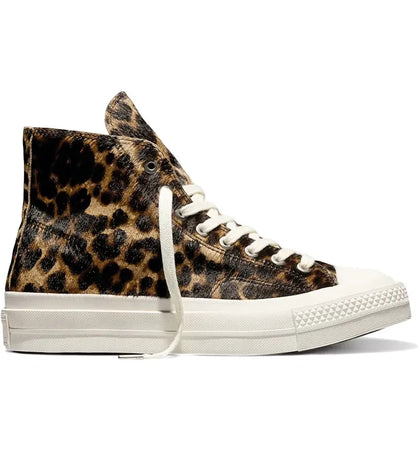 Converse Chuck Taylor All Star First String High Pony Hair Leopard Print - authentic Converse sneakers