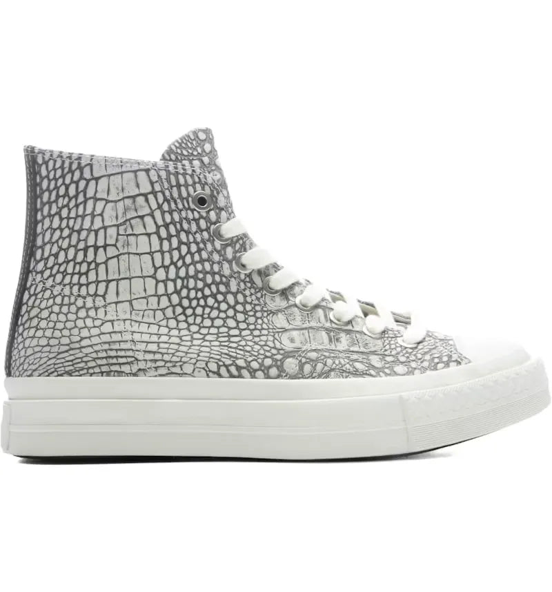 Converse Chuck Taylor All Star First String High White Snow White Black - vue 360