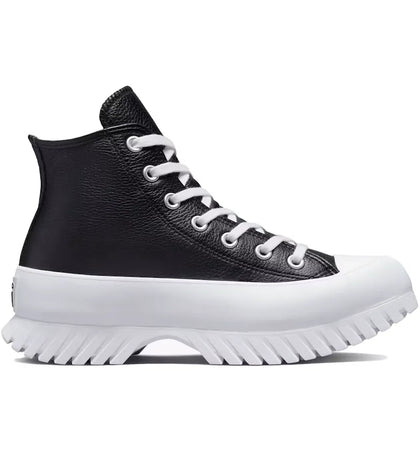 Converse Chuck Taylor All Star Lugged 2.0 Leather Black White - authentic Converse sneakers