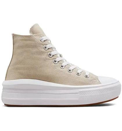Converse Chuck Taylor All Star Move Platform Hi Beach Stone (Women's) - authentic Converse sneakers