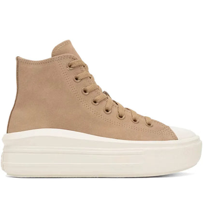 Converse Chuck Taylor All Star Move Platform Hi Colorful Suede Coffee Rum (Women's) - authentic Converse sneakers