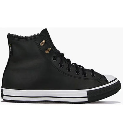 Converse Chuck Taylor All Star Winter Hi Sherpa Leather Black - authentic Converse sneakers
