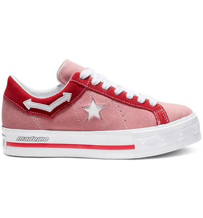 Converse One Star Platform Low MadeMe Pink (Women's) - authentic Converse sneakers