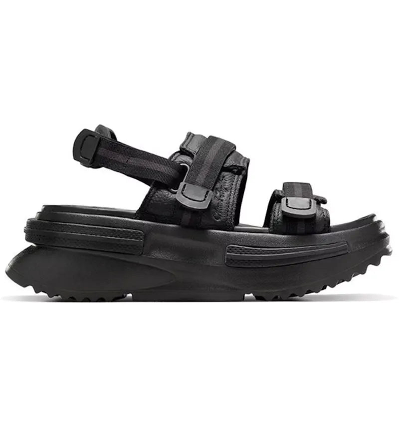 Converse Run Star Utility Sandal CX Triple Black - vue 360