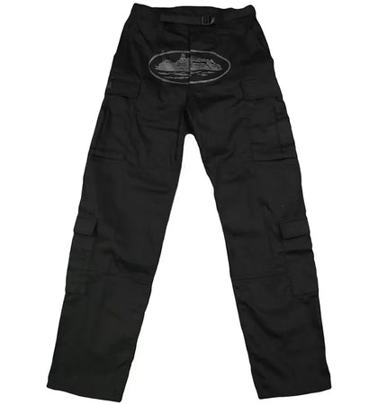 Corteiz Guerillaz Cargos Triple Black - authentic Corteiz product