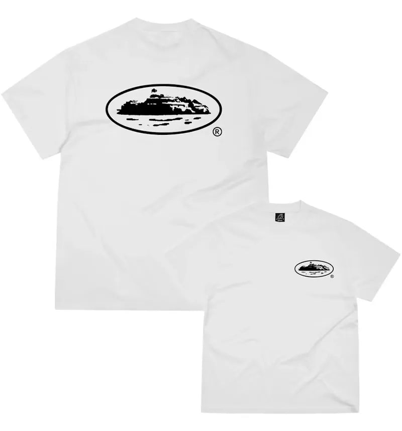 Corteiz OG Island Tee White - vue 360