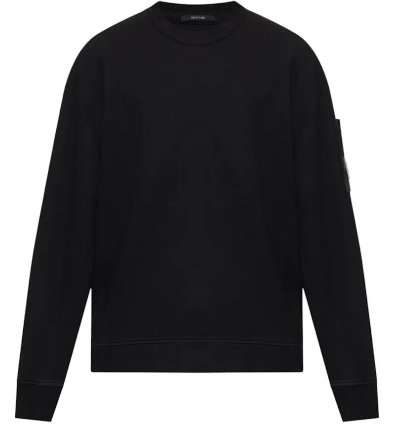 C.P. Company Crewneck Lens Sweatshirt Black - vue 360