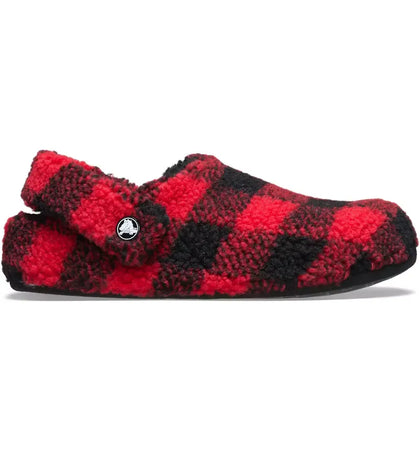 Crocs Classic Cozzzy Slipper Buffalo Check Red - authentic Crocs sneakers