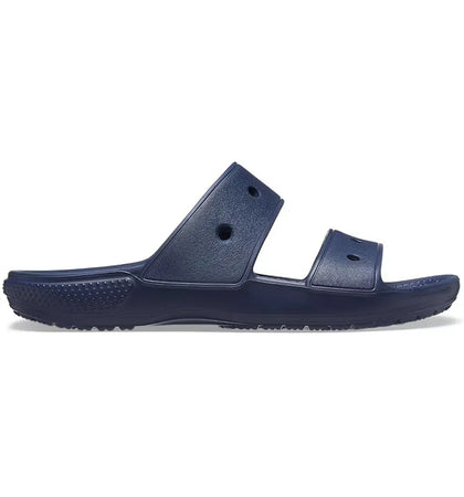 Crocs Classic Double Band Slide Sandals Navy - authentic Crocs sneakers