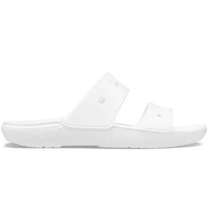 Crocs Classic Double Band Slide Sandals White - authentic Crocs sneakers