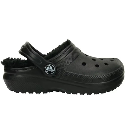 Crocs Classic Lined Clog Black (Kids) - authentic Crocs sneakers