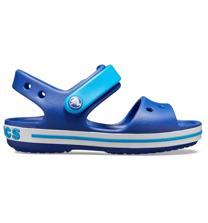 Crocs Crocband Sandal Cerulean Blue Ocean (Kids) - vue 360