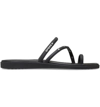 Crocs Miami Toe Loop Studded Sandal Black (Women's)