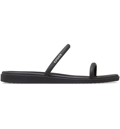 Crocs Miami Two Strap Sandal Black (Women's) - authentic Crocs sneakers