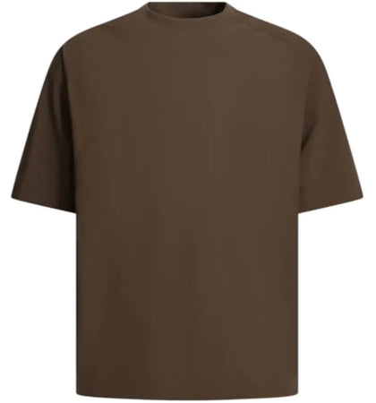 Daiwa Pier 39 Tech Lightweight Crewneck T-shirt Brown - authentic Daiwa Pier 39 apparel