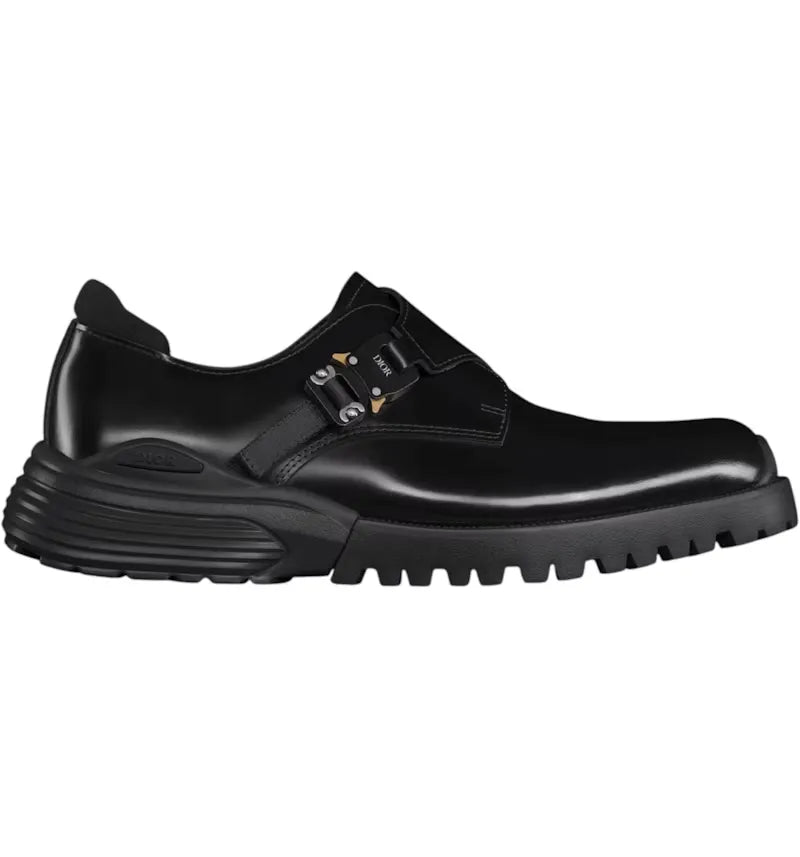 Dior Scarpa Derby Monk Combat Black - vue 360