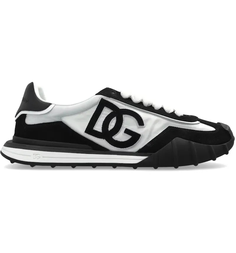 Dolce & Gabbana DG Athletic Sneakers Black White - vue 360