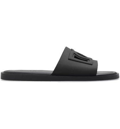 Dolce & Gabbana DG Logo Slide Black - authentic Dolce & Gabbana sneakers