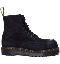 Dr. Martens 1460 Pascal Steel Toe Boot Black Suede