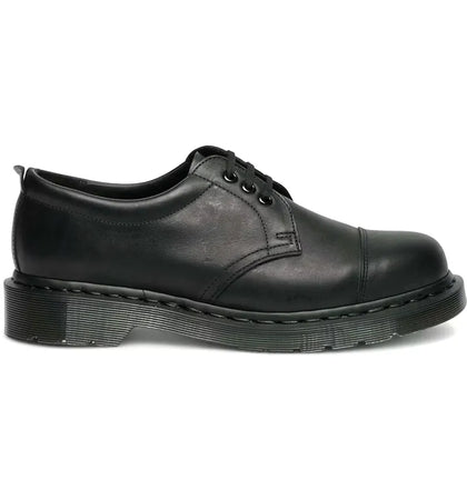 Dr. Martens 1461 MHL 3-Eye Leather Shoes Black Grained Oiled - authentic Dr. Martens sneakers