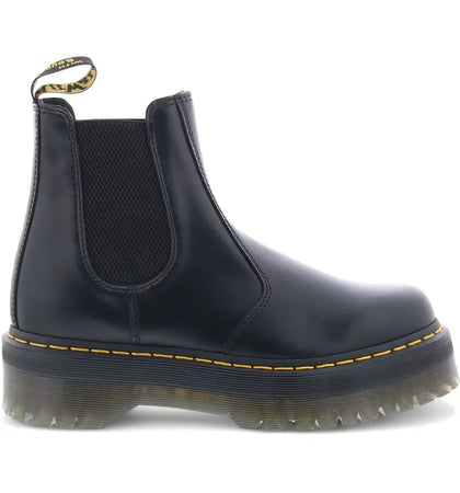 Dr. Martens 2976 Polished Smooth Platform Chelsea Boot Black - authentic Dr. Martens sneakers