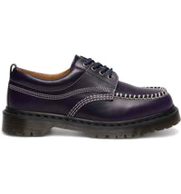 Dr. Martens Lowell Orleans Leather Moc Toe Shoe Midnight Blue