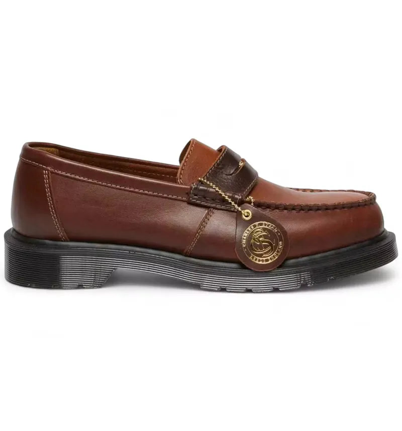 Dr. Martens Penton Leather Loafer Brown Amber - vue 360