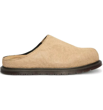 Dr. Martens San Hairy Suede Mules Savannah Tan - authentic Dr. Martens sneakers