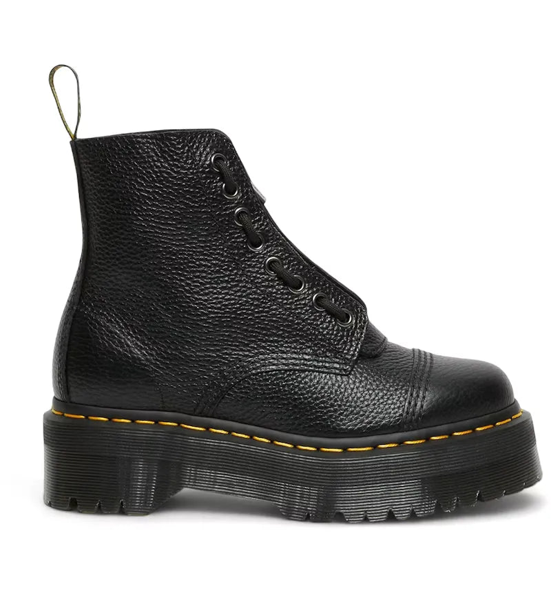 Dr. Martens Sinclair Leather Platform Boots Black Milled Nappa (Women's) - vue 360