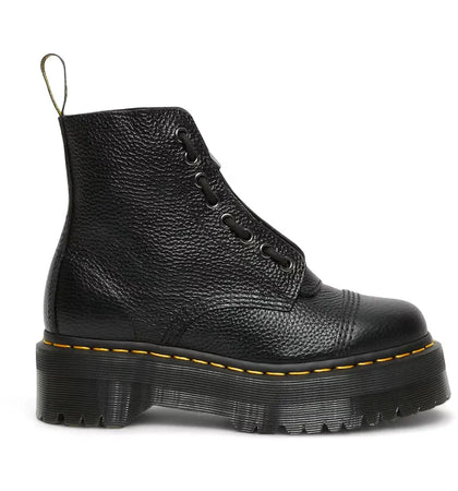 Dr. Martens Sinclair Leather Platform Boots Black Milled Nappa (Women's) - authentic Dr. Martens sneakers