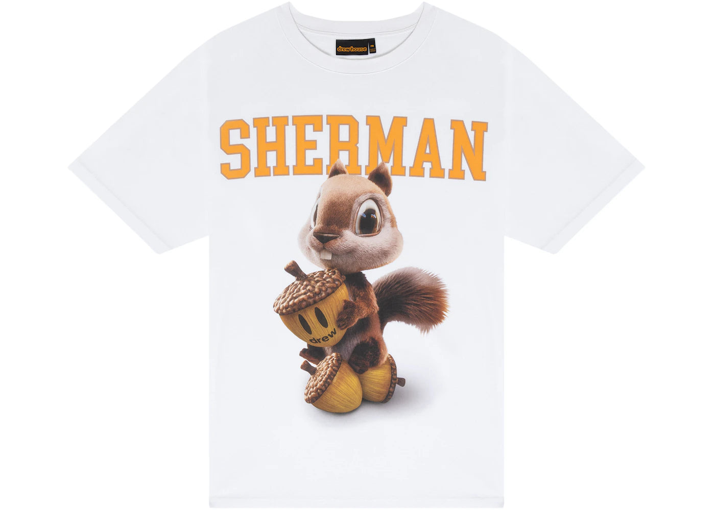 drew house 3d sherman ss tee white - vue 360