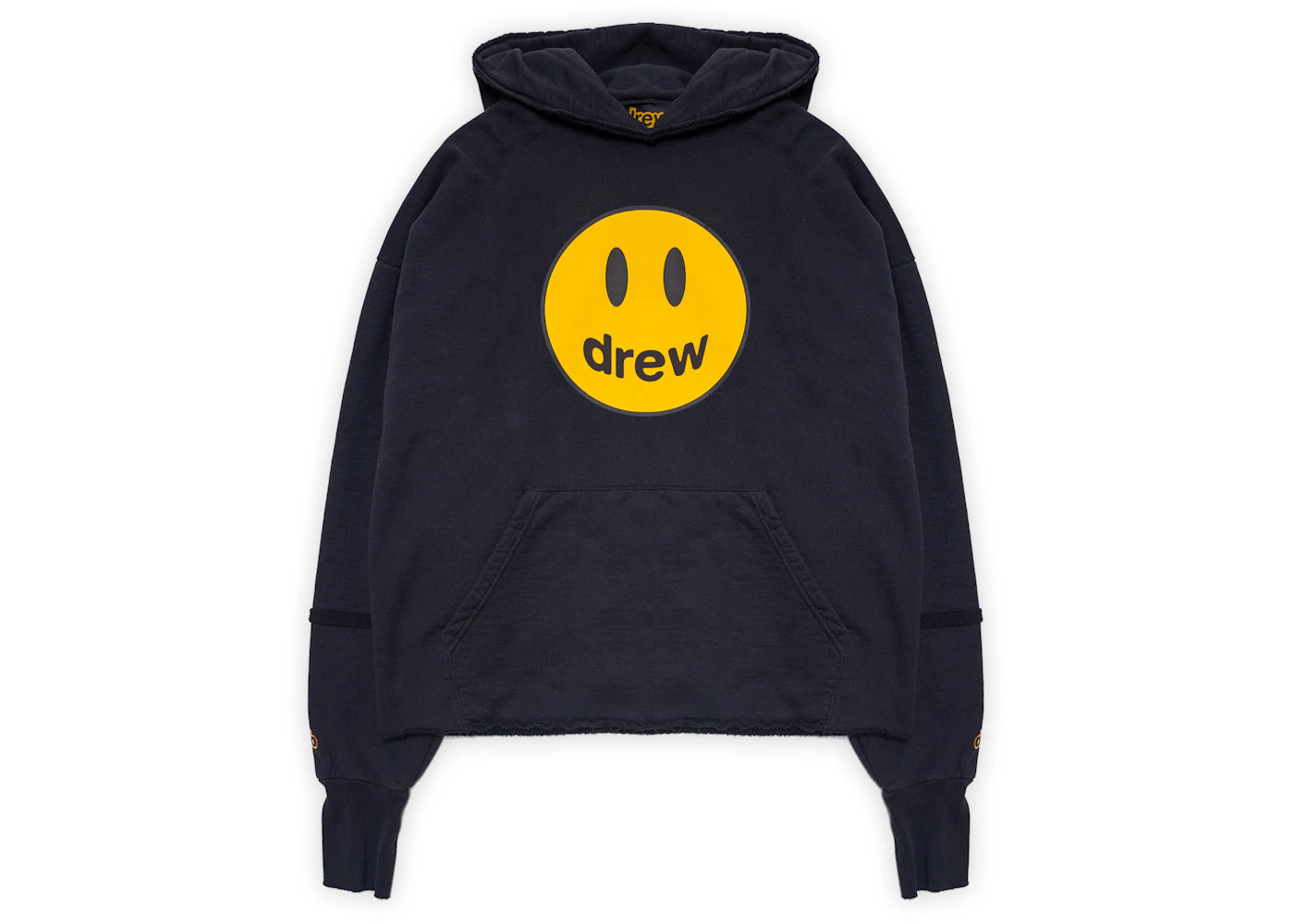 drew house deconstructed mascot hoodie black - vue secondaire A