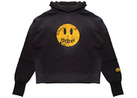drew house deconstructed mascot hoodie faded black