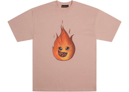 drew house drew flame ss tee dusty rose - product view 2