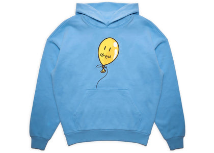 drew house joy hoodie pacific blue - authentic drew house apparel