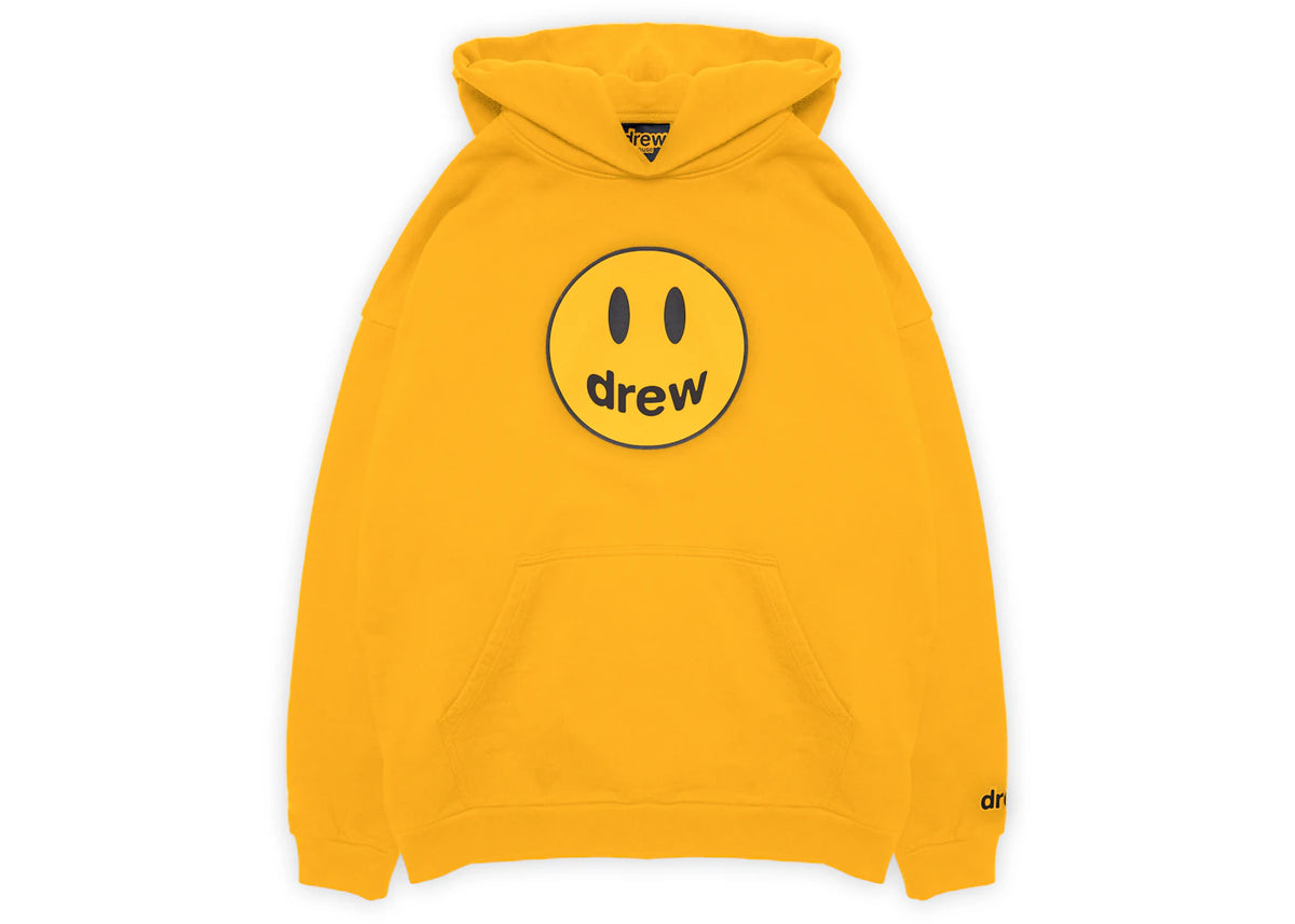drew house mascot hoodie golden yellow - vue 360