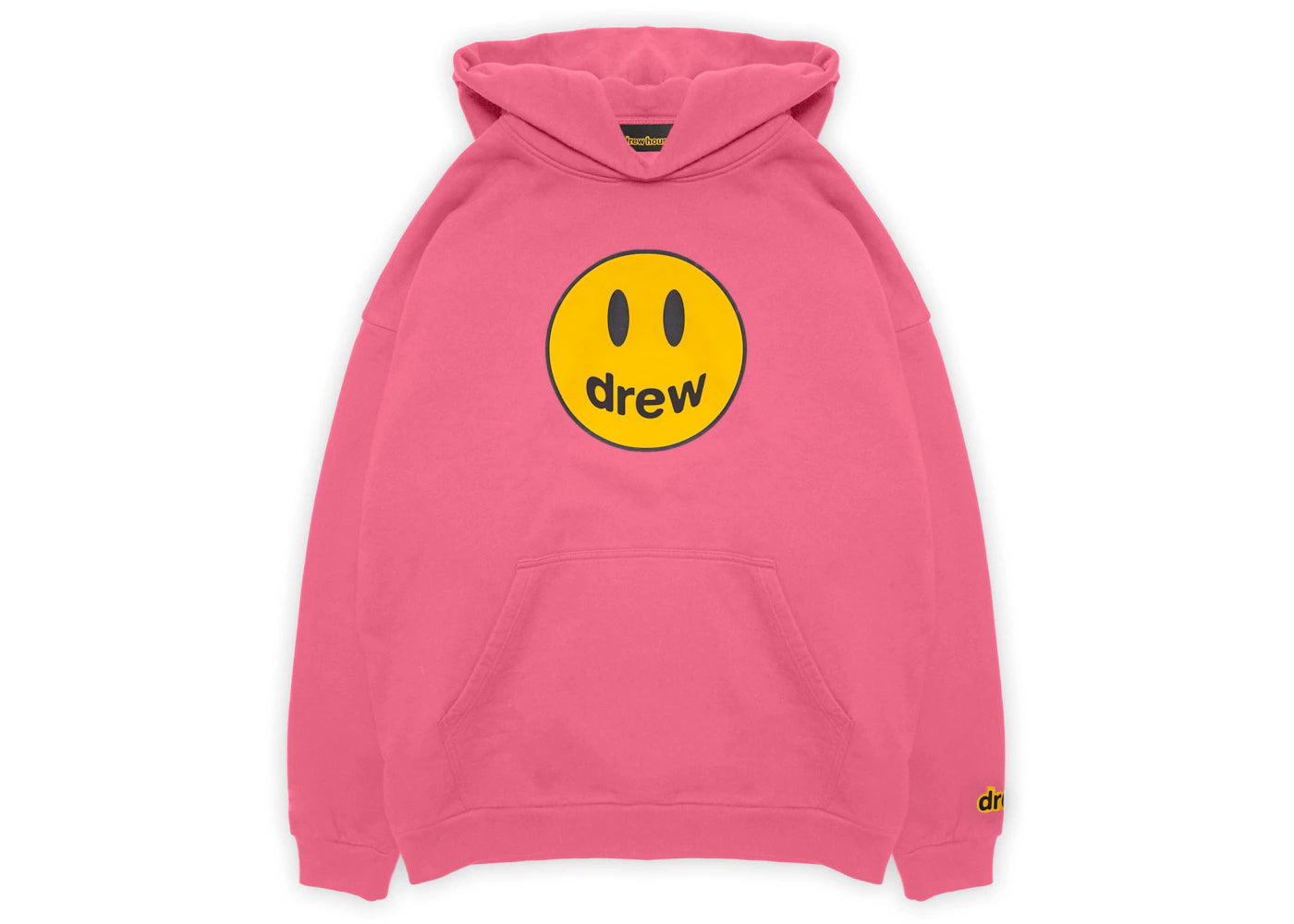 drew house mascot hoodie hot pink - vue 360
