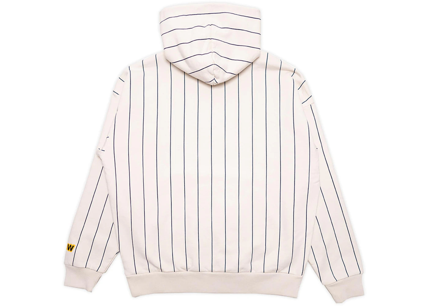 drew house mascot hoodie navy pinstripe - vue secondaire B