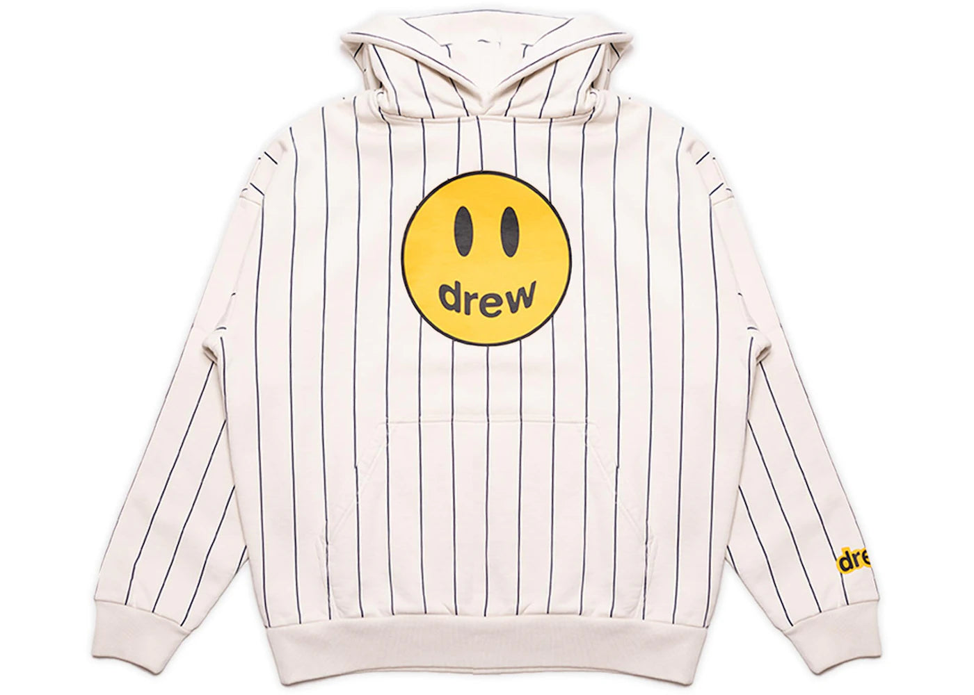 drew house mascot hoodie navy pinstripe - vue secondaire A