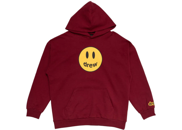 drew house mascot oversized oversized hoodie burgundy
