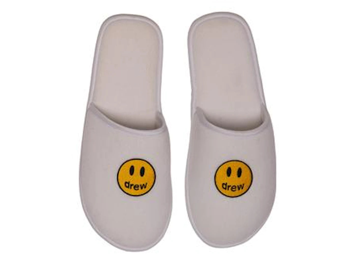 drew house mascot slippers white - vue 360