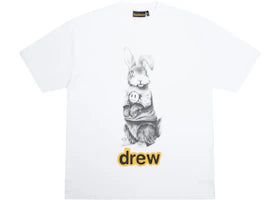 drew house real jackie ss t-shirt white