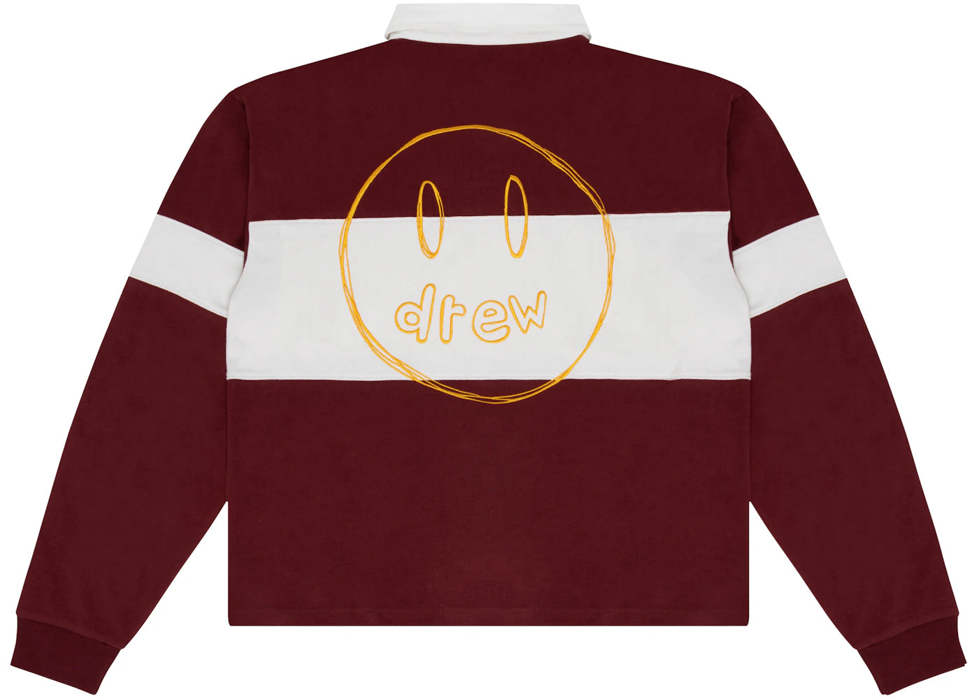 drew house sketch mascot rugby burgundy/off white - vue secondaire B
