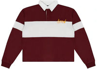 drew house sketch mascot rugby burgundy/off white