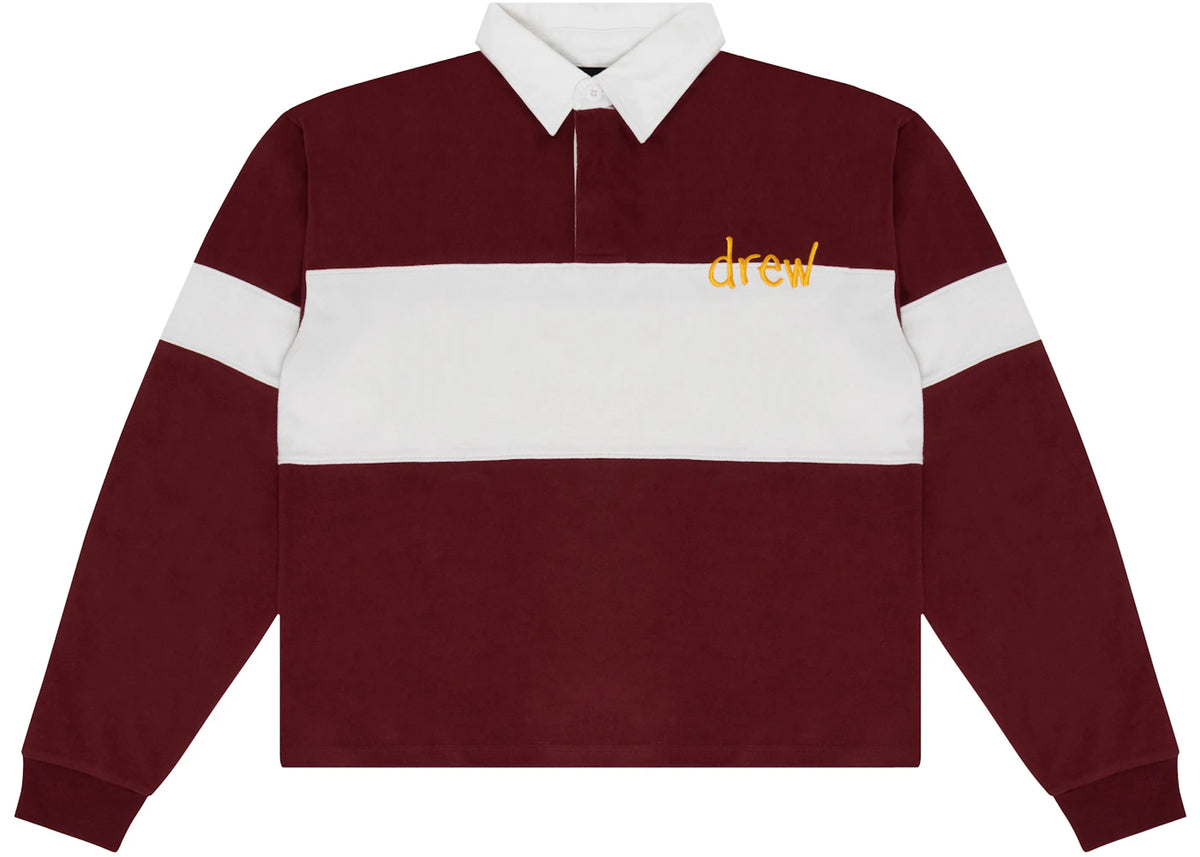 drew house sketch mascot rugby burgundy/off white - vue 360