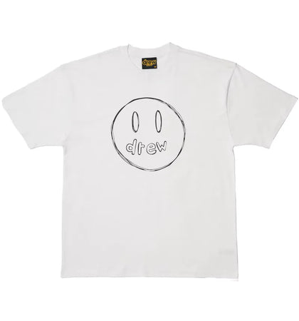 drew house sketch mascot ss tee white - authentic drew house product