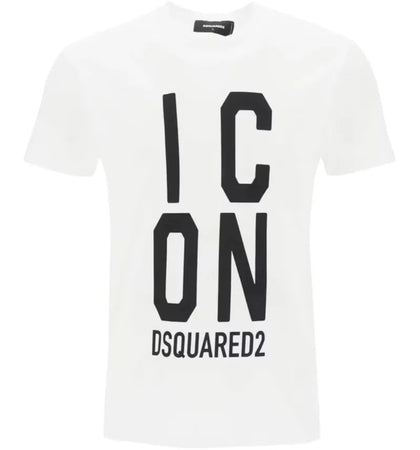 Dsquared2 Bold Icon Logo Cool Fit T-Shirt White - authentic Dsquared2 apparel
