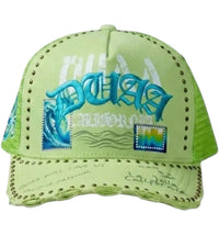 DUAA Wave Hat Neon Green